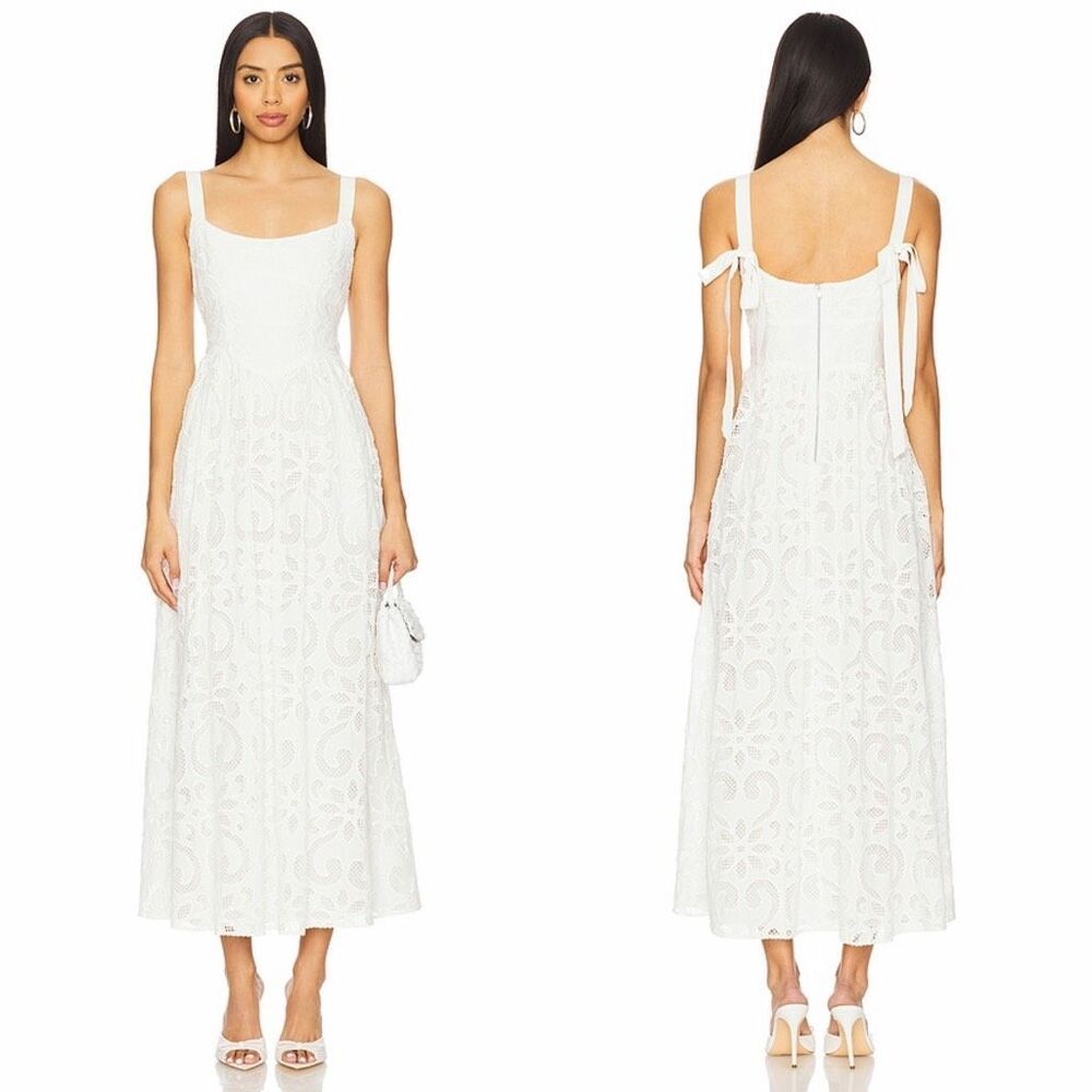 SAYLOR Maryl Dress in White Size XS $253